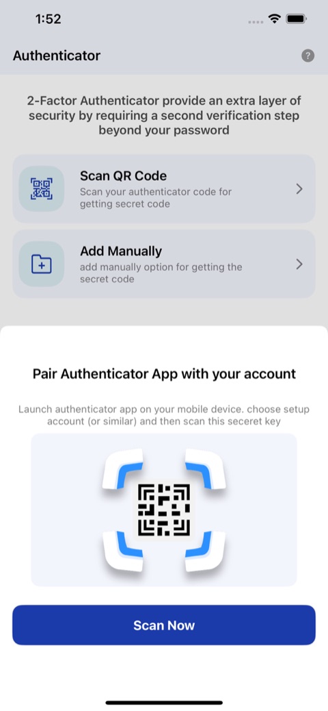 Authenticator – Cloud Backup screenshot 3