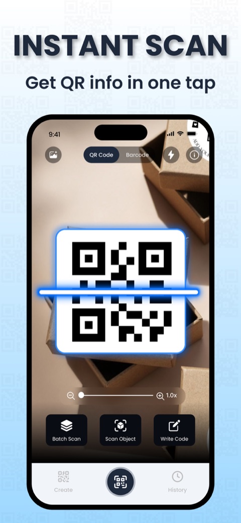 QR Code Reader & Barcode Scanner screenshot 1