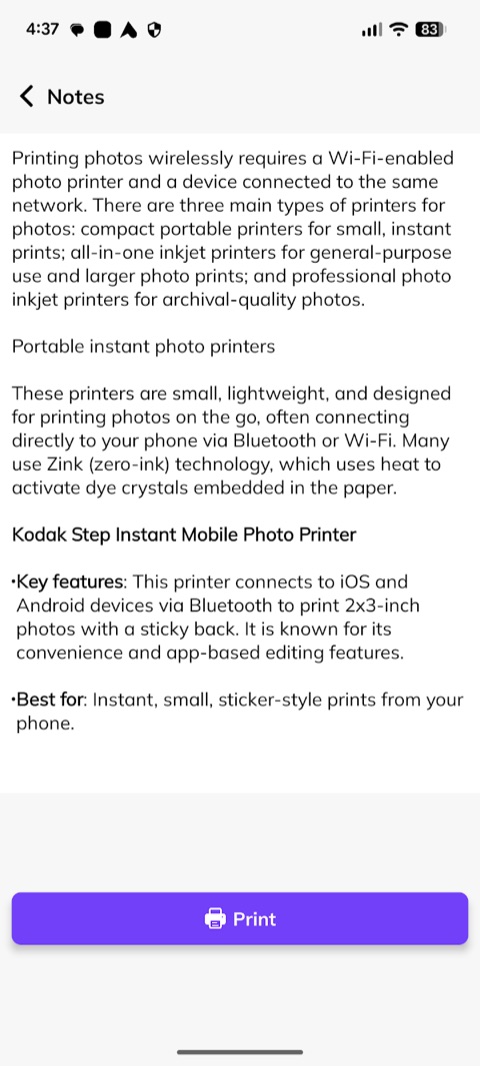 Smart Print for HP Printers screenshot 4